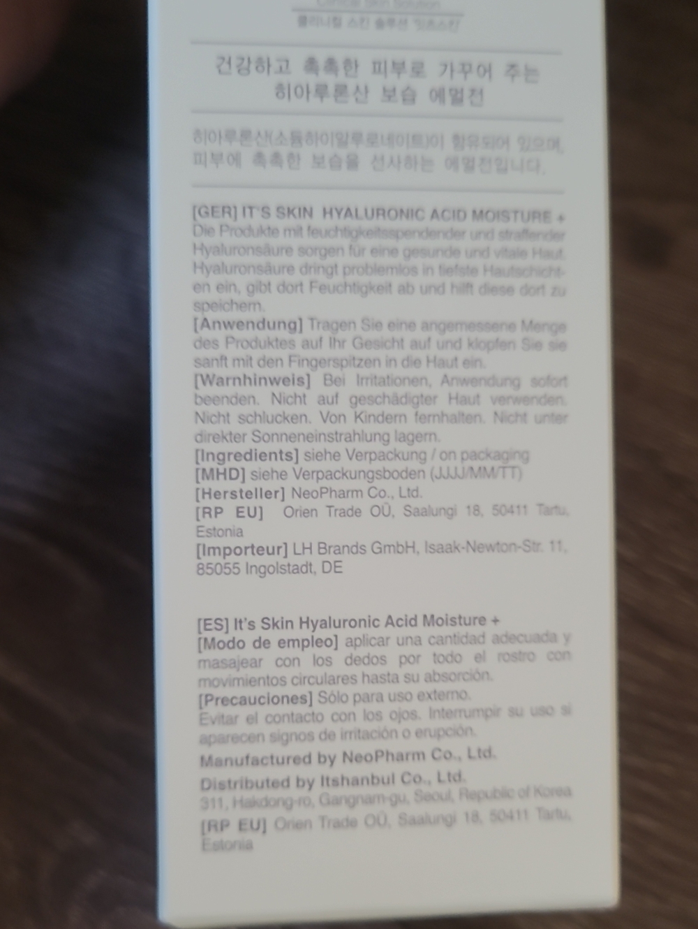 It's Skin Hyaluronic Acid Moisture Emulsion+  150ml/5.7 Fl oz - Picture 4 of 6